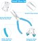 Jewelry Pliers Set - 3pcs Tools With Needle/Chain Nose, Round Nose and Wire Cutter for Jewelry Repair, Wire Wrapping, Crafts
